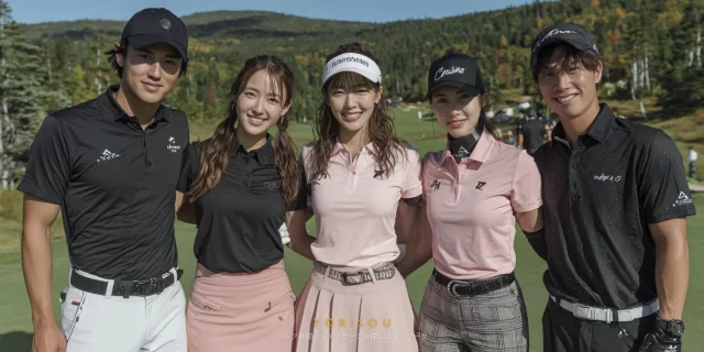 千歳市長都駅周辺のゴルフ場で、60代男性ゴルファーがバストアップで写り、平日ゴルフをゆったり楽しむ穏やかな表情の様子