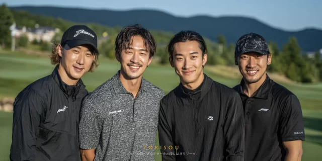 多摩市鶴牧エリアから参加したゴルフ初心者と経験者が、同じ目線でゴルフを楽しんでいる様子