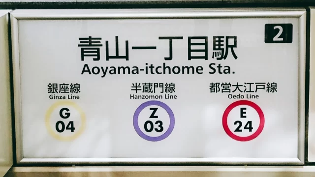青山一丁目駅周辺の街並みとインドアゴルフ体験がしやすいエリアの様子