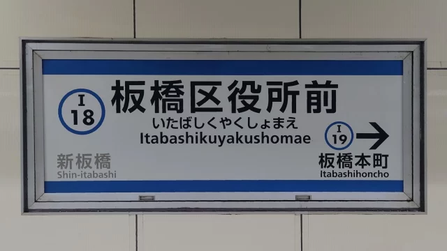 板橋区役所前駅周辺の街並みとインドアゴルフ体験がしやすいエリアの様子