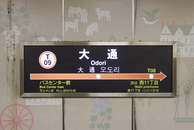 大通駅周辺の街並みとインドアゴルフ体験がしやすいエリアの様子