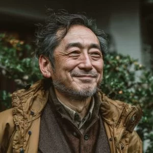 世田谷区周辺で平日にゴルフを楽しむ50代男性ゴルファーのバストアップ写真