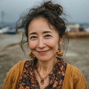 練馬区在住の中川さん（50代女性）、平日中心でゴルフを楽しむエンジョイ派ゴルファーの笑顔