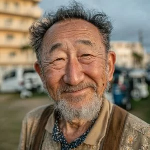 大阪市住吉区在住の70代男性が、ゆったりゴルフを楽しむ様子