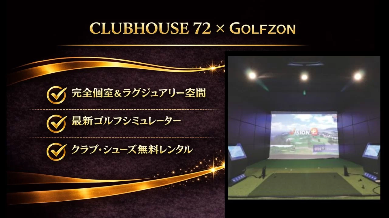 CLUBHOUSE 72 GOLFZONを解説