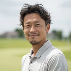 市原市八幡在住の中村さん（30代男性）、初心者としてゴルフ場で安心して楽しむ様子